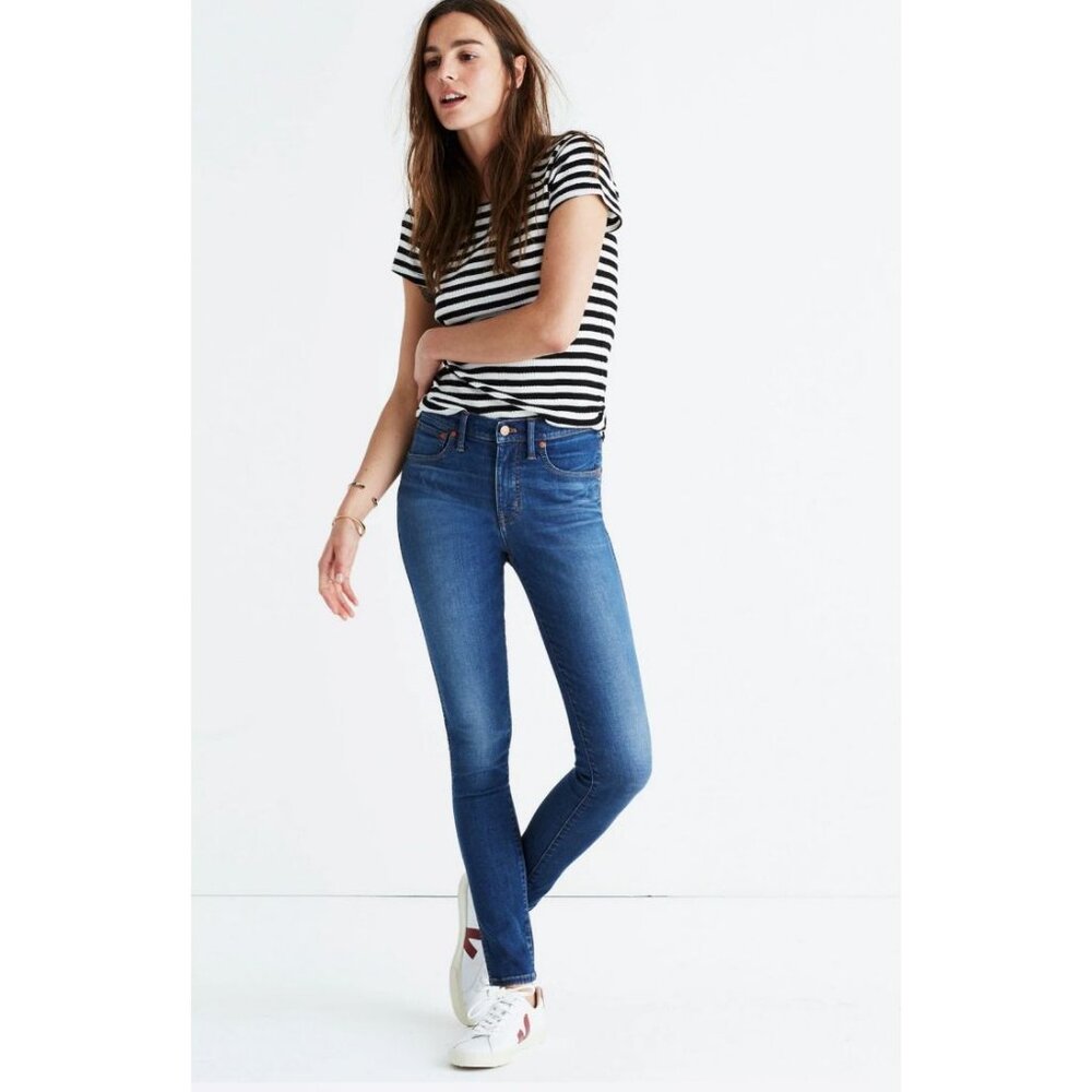 Madewell 9" Mid Rise Skinny Jeans Sz 28 - Picture 1 of 7